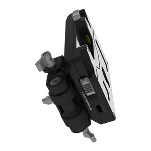 Kondor Blue Gold Mount Pro Battery Plate with Swiveling Rod Block - Raven Black
