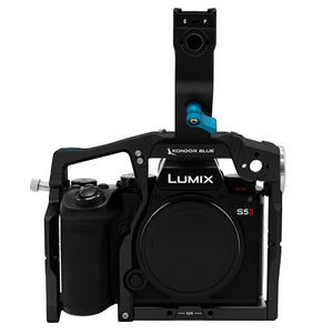 Kondor Blue Panasonic S5II / X Cage (with Top Handle) - Raven Black