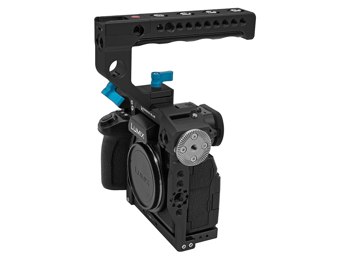 Kondor Blue Panasonic S5II / X Cage (with Top Handle) - Raven Black