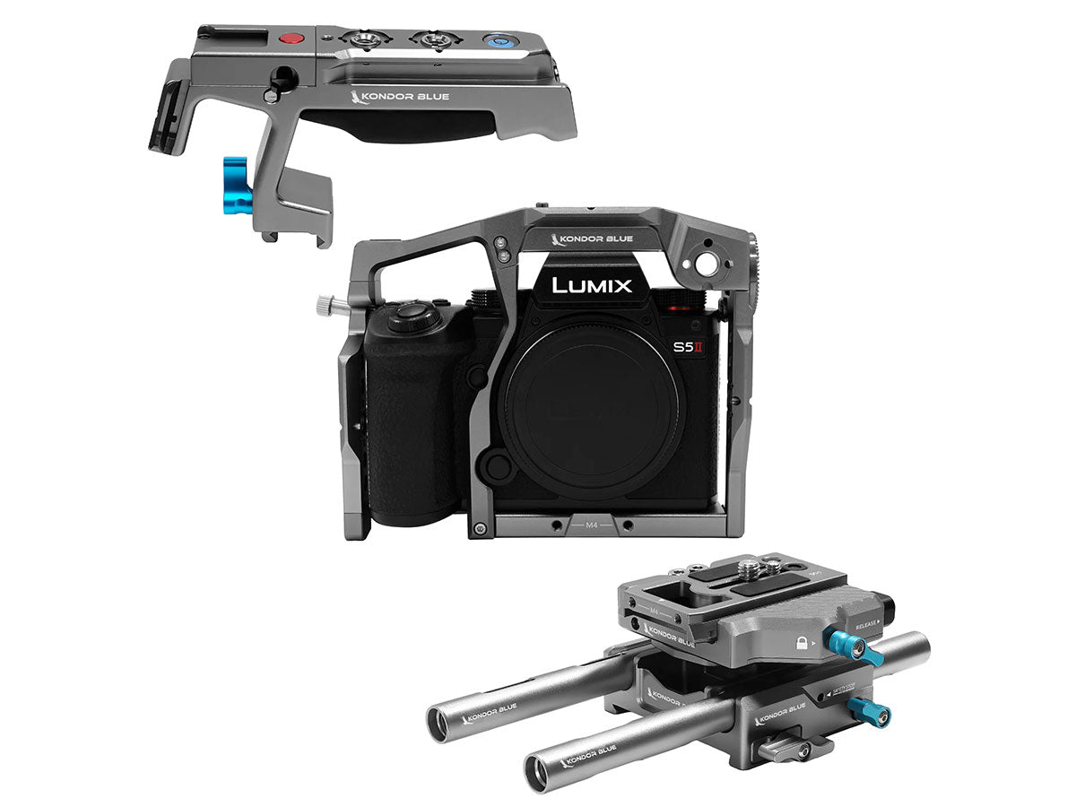 Kondor Blue Panasonic LUMIX S5II/X Base Rig MKII (Space Gray)