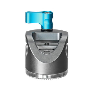 Kondor Blue Rosette To Perpendicular 15mm Rod Clamp - Space Grey