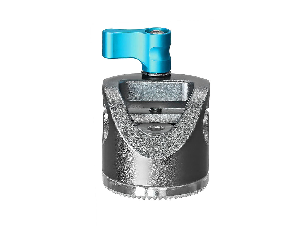 Kondor Blue Rosette To Perpendicular 15mm Rod Clamp - Space Grey