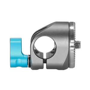 Kondor Blue Rosette To Perpendicular 15mm Rod Clamp - Space Grey