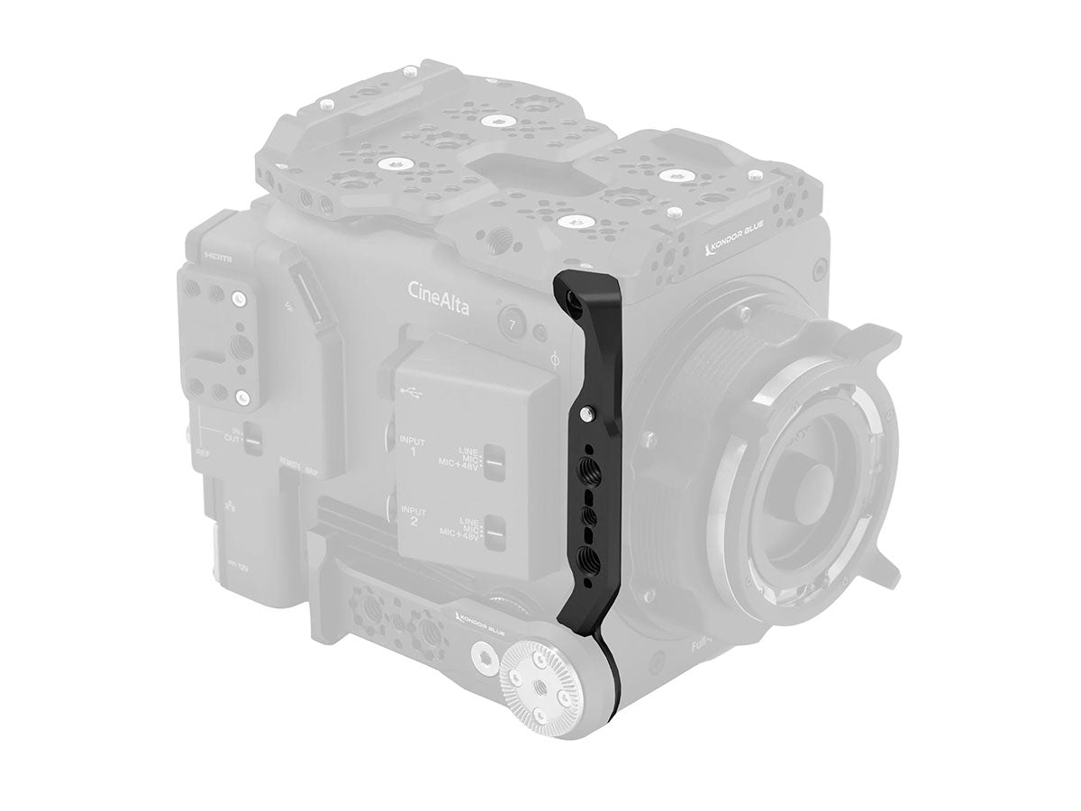 Kondor Blue Side NATO Rail for Sony BURANO - Raven Black