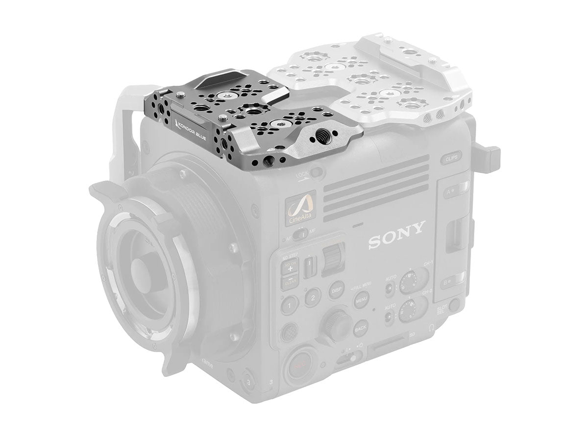 Kondor Blue Half Top NATO Plate for Sony BURANO - Space Grey
