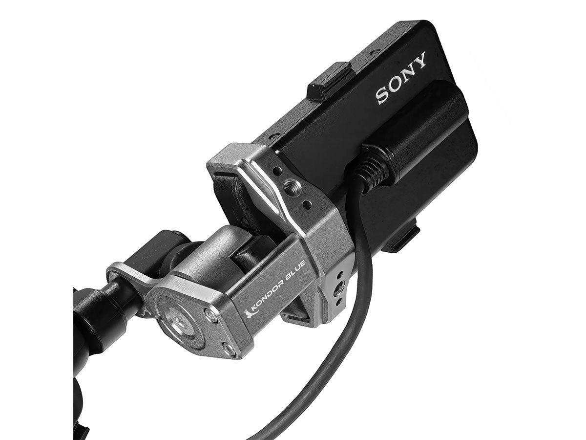 Kondor Blue EVF Bracket Stabilizer for Sony FX6 - Space Grey