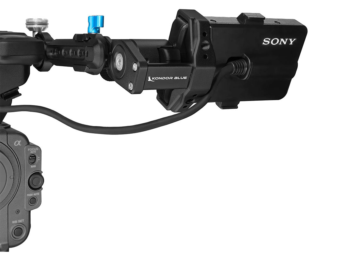 Kondor Blue EVF Bracket Stabilizer for Sony FX6 - Raven Black
