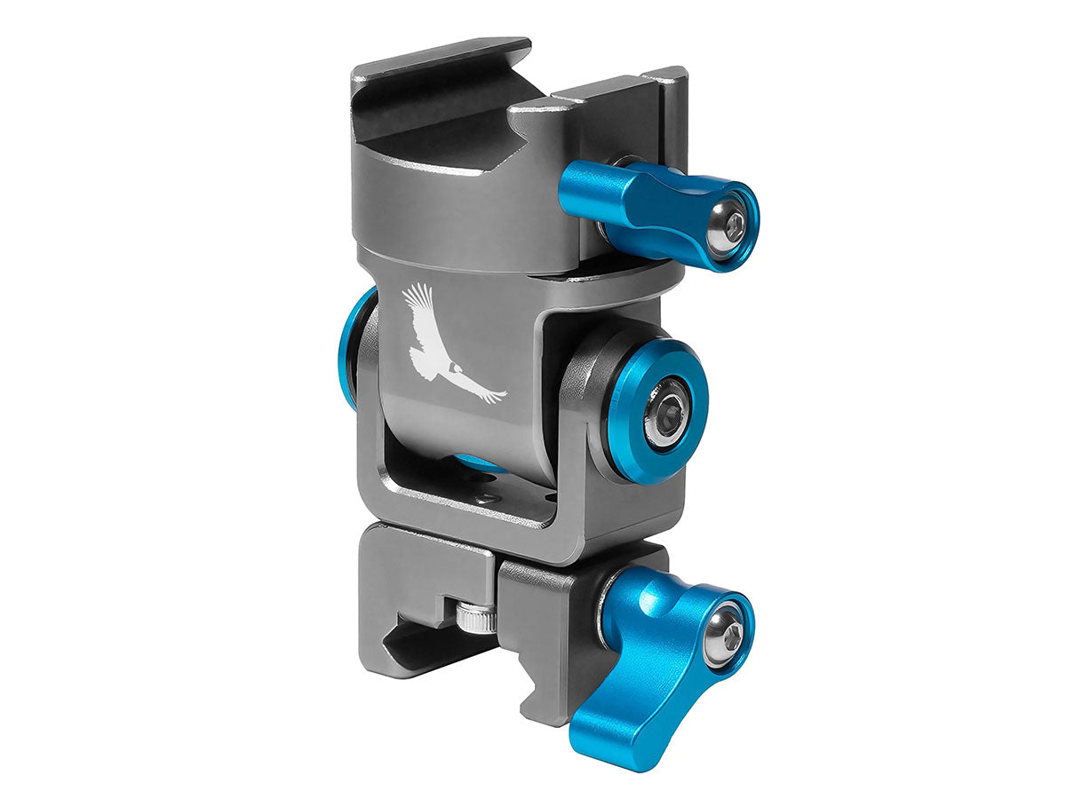 Kondor Blue NATO to NATO Swivel Tilt Monitor Mount (Pan/Tilt) - Space Grey