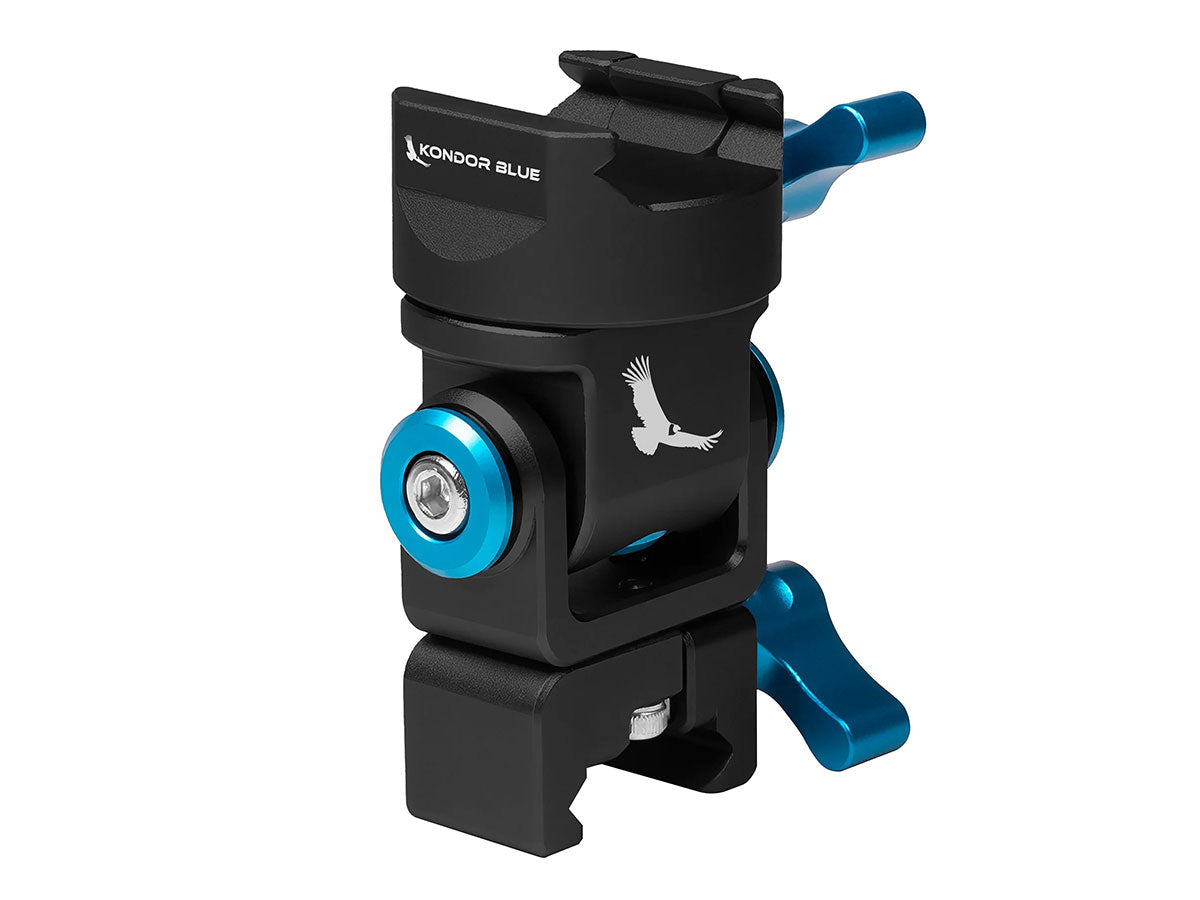 Kondor Blue NATO to NATO Swivel Tilt Monitor Mount (Pan/Tilt) - Raven Black