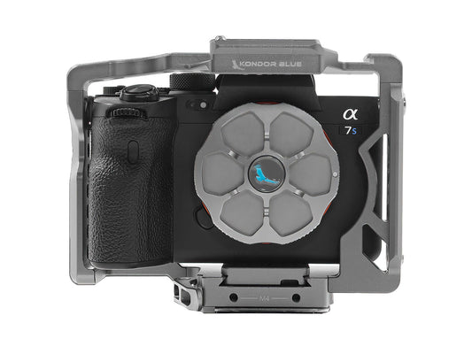 Kondor Blue Sony A1/A7 Series Cage (A1/A7S3/A74/A7R5) - Space Gray