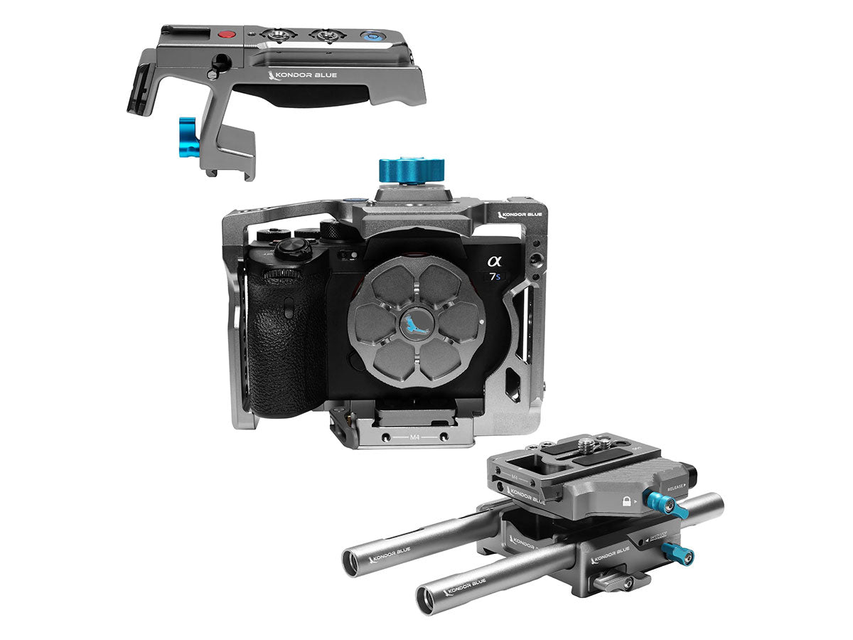 Kondor Blue Sony A1/A7 Series Base Rig MKII (A7S3/A7R4) (Space Gray)