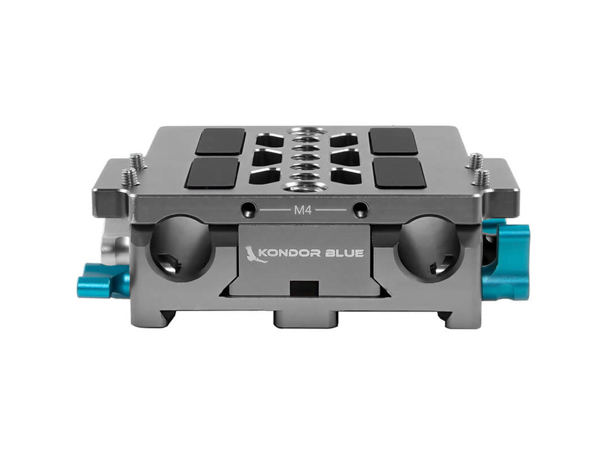 Kondor Blue LWS ARRI Bridge Plate with Riser for ARRI Alexa Mini - Space Grey