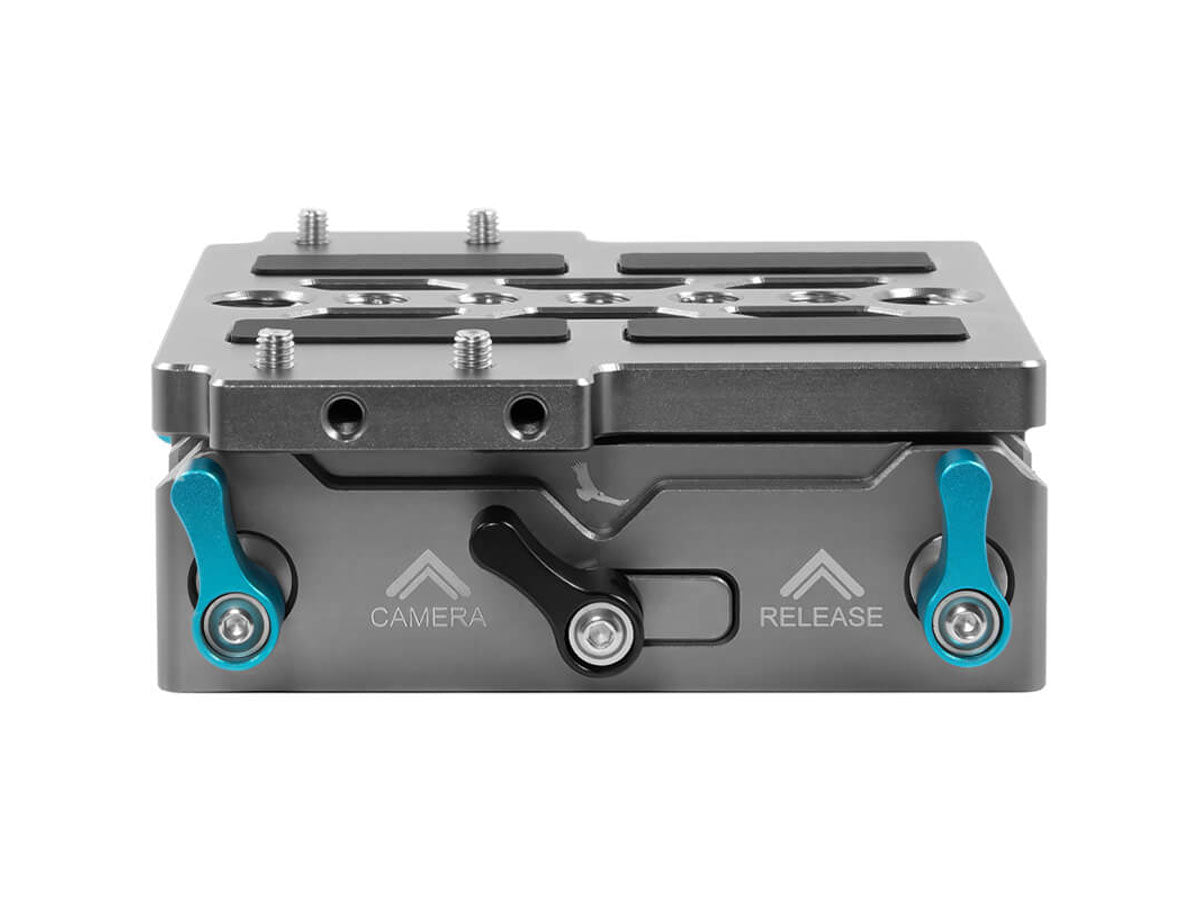 Kondor Blue LWS ARRI Bridge Plate with Riser for ARRI Alexa Mini - Space Grey