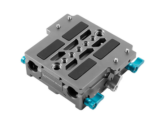 Kondor Blue LWS ARRI Bridge Plate with Riser for ARRI Alexa Mini - Space Grey