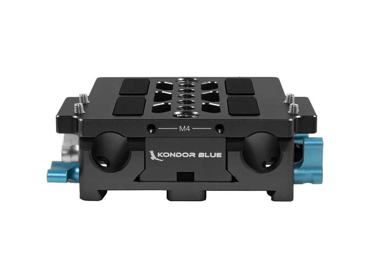 Kondor Blue LWS ARRI Bridge Plate with Riser for ARRI Alexa Mini - Black
