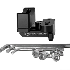 Kondor Blue RF Lens Mount Bracket for Speed Boosters & Adapters - Raven Black
