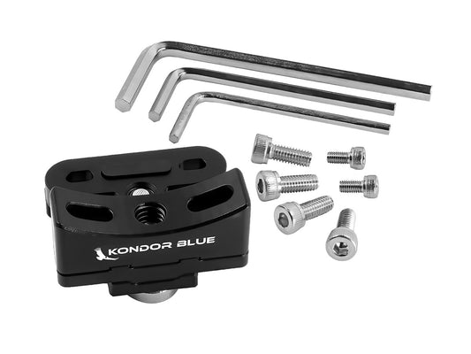 Kondor Blue RF Lens Mount Bracket for Speed Boosters & Adapters - Raven Black