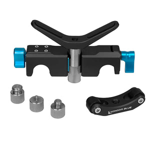 Kondor Blue Universal Lens Support Kit for LWS 15mm Rods - Raven Black