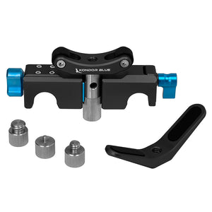 Kondor Blue Universal Lens Support Kit for LWS 15mm Rods - Raven Black