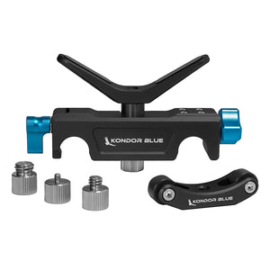 Kondor Blue Universal Lens Support Kit for LWS 15mm Rods - Raven Black
