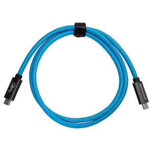 Kondor Blue Thunderbolt 4 USB 4.0 Type C Cable - 3ft