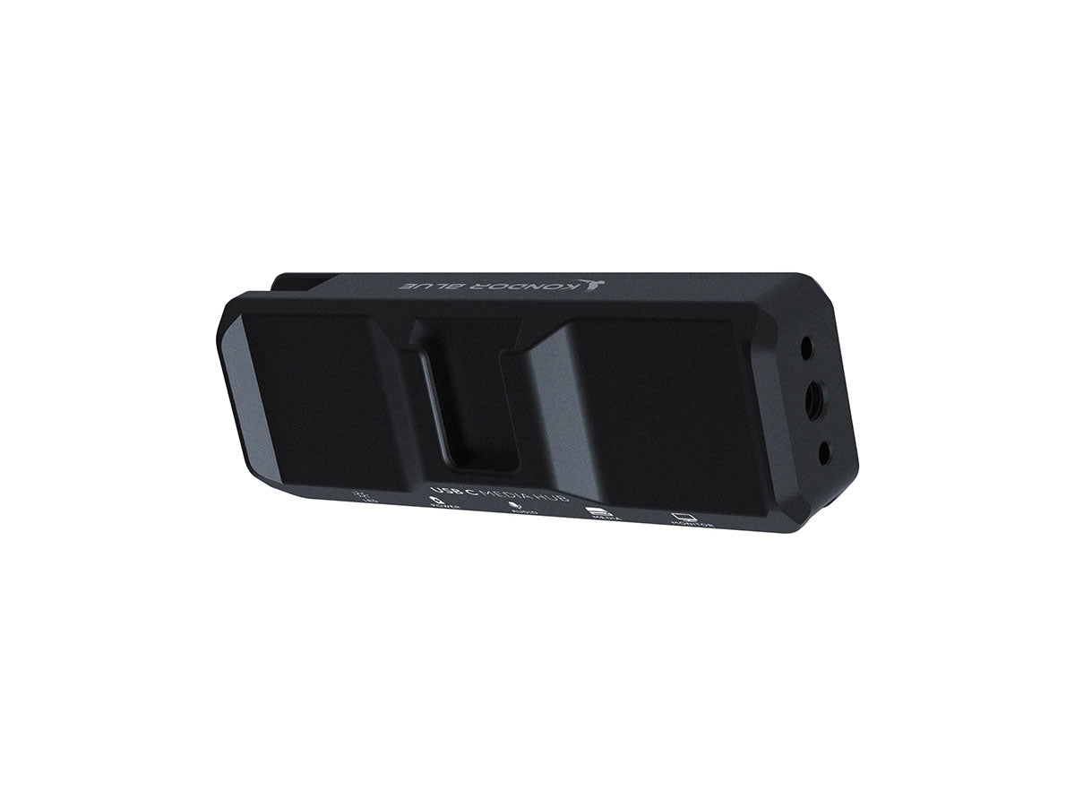 Kondor Blue USB-C Media Hub for iPhone 15 - Raven Black