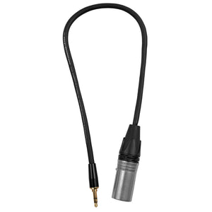 Kondor Blue 16" XLR Male to 3.5mm Male Mini TRS