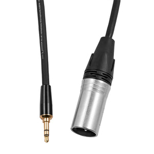 Kondor Blue 16" XLR Male to 3.5mm Male Mini TRS