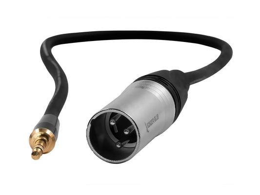Kondor Blue 16" XLR Male to 3.5mm Male Mini TRS