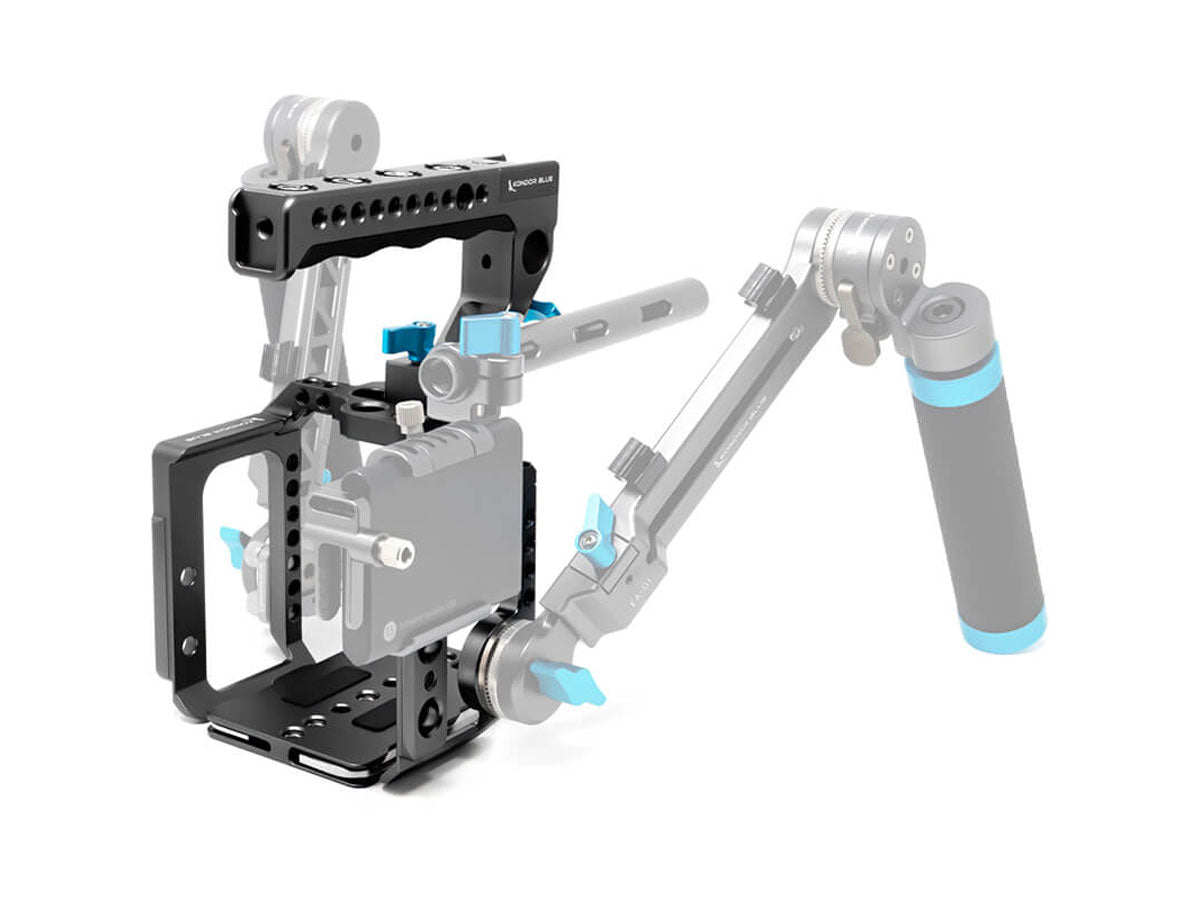 Kondor Blue Z Cam Cage E2 Flagship Cage (M4 S6 F6 F8, Top Handle) - Space Grey