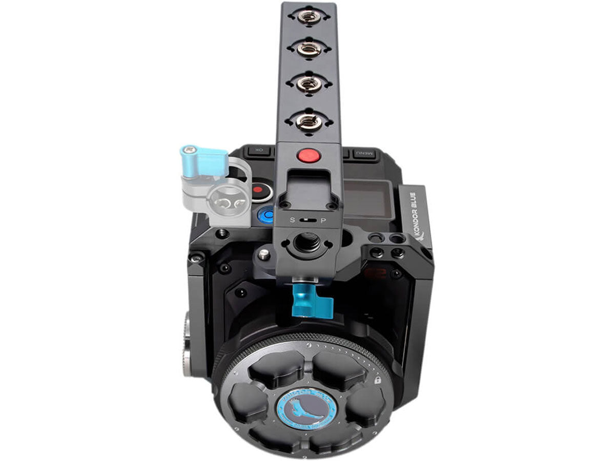Kondor Blue Z Cam Cage E2 Flagship Cage (M4 S6 F6 F8, Top Handle) - Space Grey