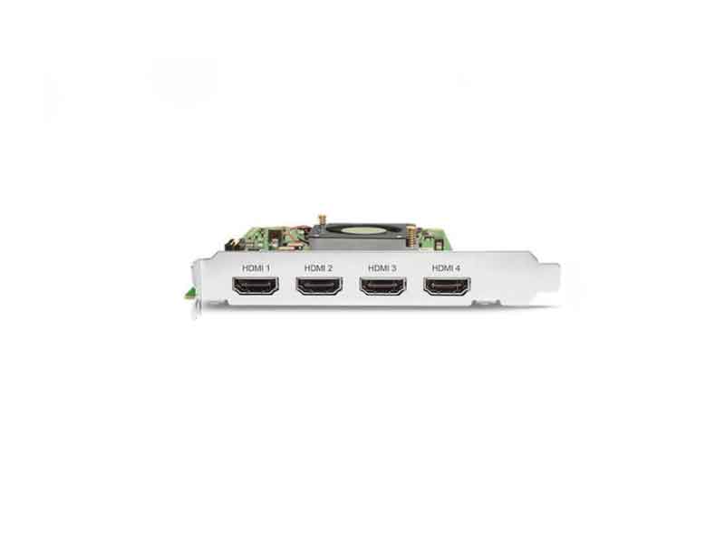 AJA KONA HDMI - Four Channel Capture Card 1x 4K/UltaHD or 4x 2K/ HD PCIe 2.0, 8-lane, Multi Channel or Single Channel