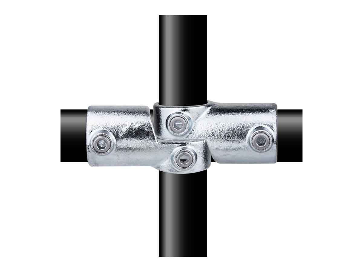 Kupo Pipe Clamp For Tube 48mm, Short Tee Swivel