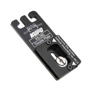 Kupo KS-285 Double Plate (Quick Release Plate for Arca Swizz & RC2)