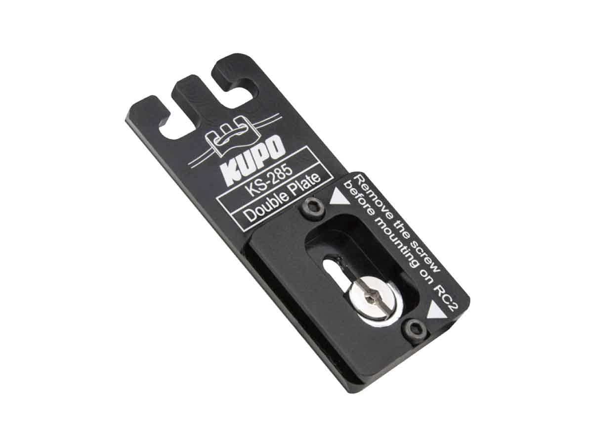 Kupo KS-285 Double Plate (Quick Release Plate for Arca Swizz & RC2)