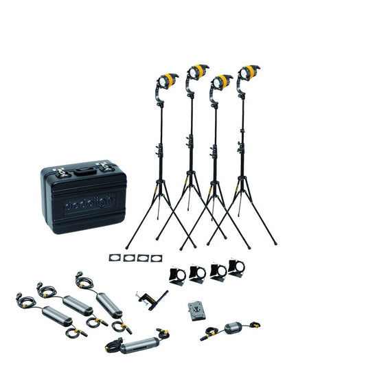 Dedolight 4 Head Bi Colour 40W LED Hard Case Kit
