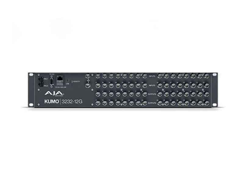 AJA KUMO 3232-12G (KUMO323212G) 32x32 Compact 12G-SDI Router with 1 Power Supply