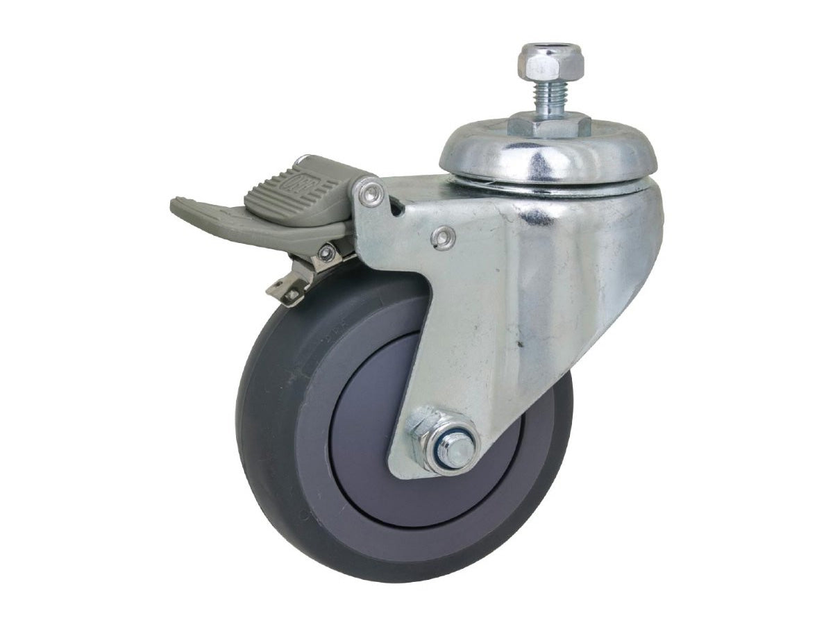 Kupo Dia. 100mm (4") Caster W/ M10 Attachment (32mm length) (Single Piece)
