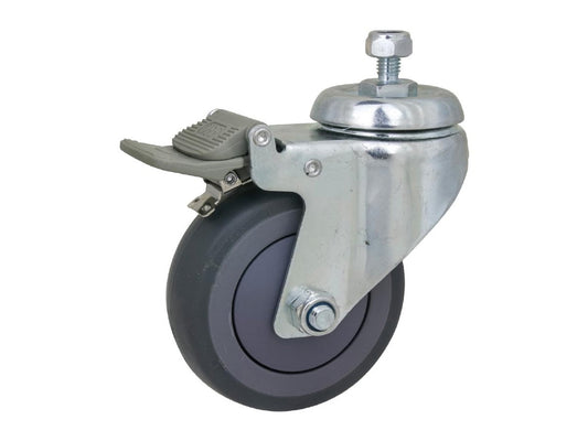 Kupo Dia. 100mm (4") Caster W/ M10 Attachment (32mm length) (Single Piece)