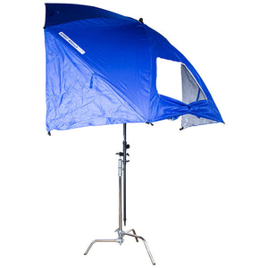 Kupo KS-328 5/8" (16mm) Baby Receiver W/ Offset Umbrella Holder (Sport-Brella Ultra)