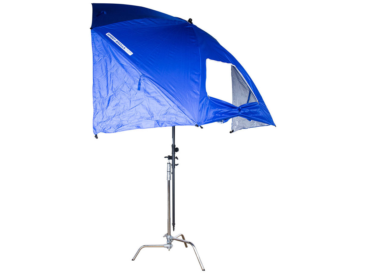 Kupo KS-328 5/8" (16mm) Baby Receiver W/ Offset Umbrella Holder (Sport-Brella Ultra)