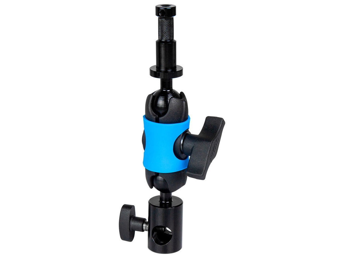 Kupo KS-480 Kupo Super Knuckle Double Socket Arm w/ Baby Stud & Baby Receiver