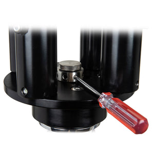 Kupo Euro to Euro Riser w/ Pipe Adapter for 1-1/2" Sch.40 (48.3mm)