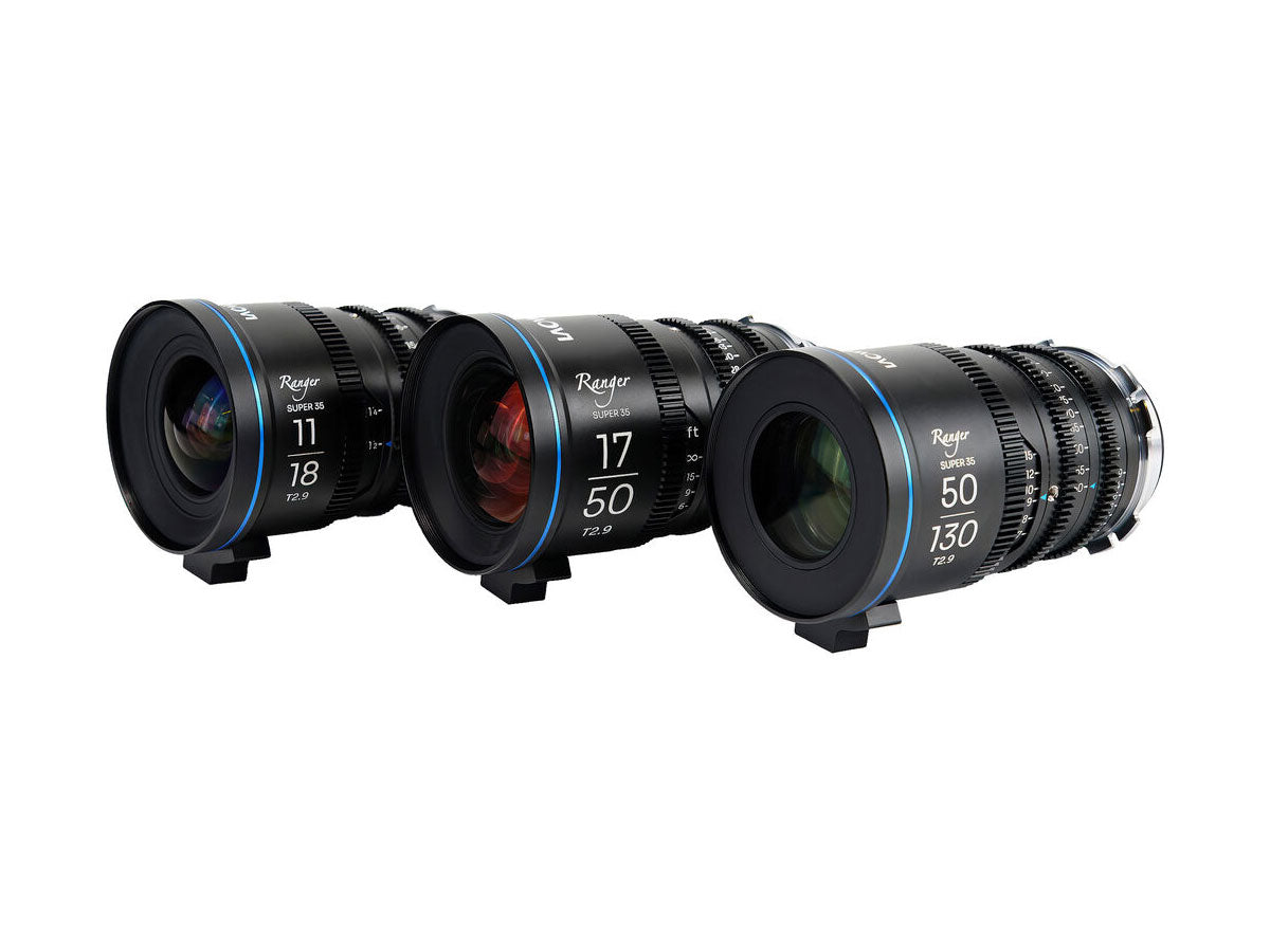 Laowa Ranger S35 T2.9 Cine Lens Bundle - 11-18mm, 15-50mm & 50-130mm (PL Mount)