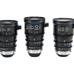 Laowa Ranger S35 T2.9 Cine Lens Bundle - 11-18mm, 15-50mm & 50-130mm (PL Mount)