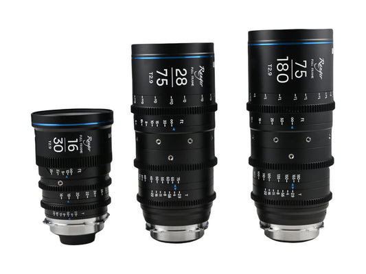 Laowa Ranger 16-30mm / 28-75mm / 75-180mm Full Frame Cine Lens Bundle (PL/EF Mount)