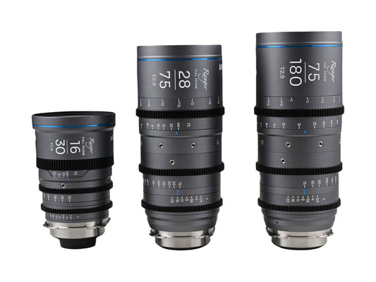 Laowa Ranger Lite 16-30mm / 28-75mm / 75-180mm Full Frame Cine Lens Bundle (PL/EF Mount)