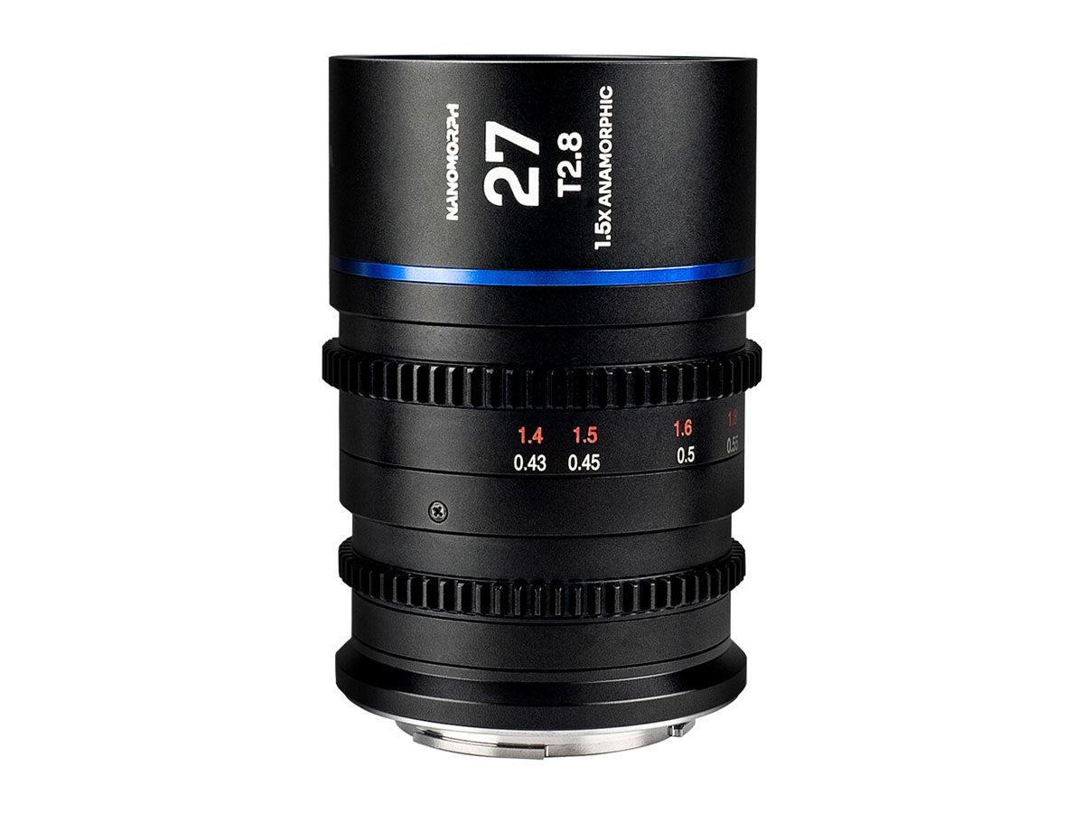 Laowa Nanomorph 27mm T2.8 1.5X S35 Lens (Blue) - E Mount