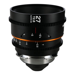 Laowa Nanomorph 27mm T2.8 1.5X S35 Lens (Amber) - PL/EF Mount