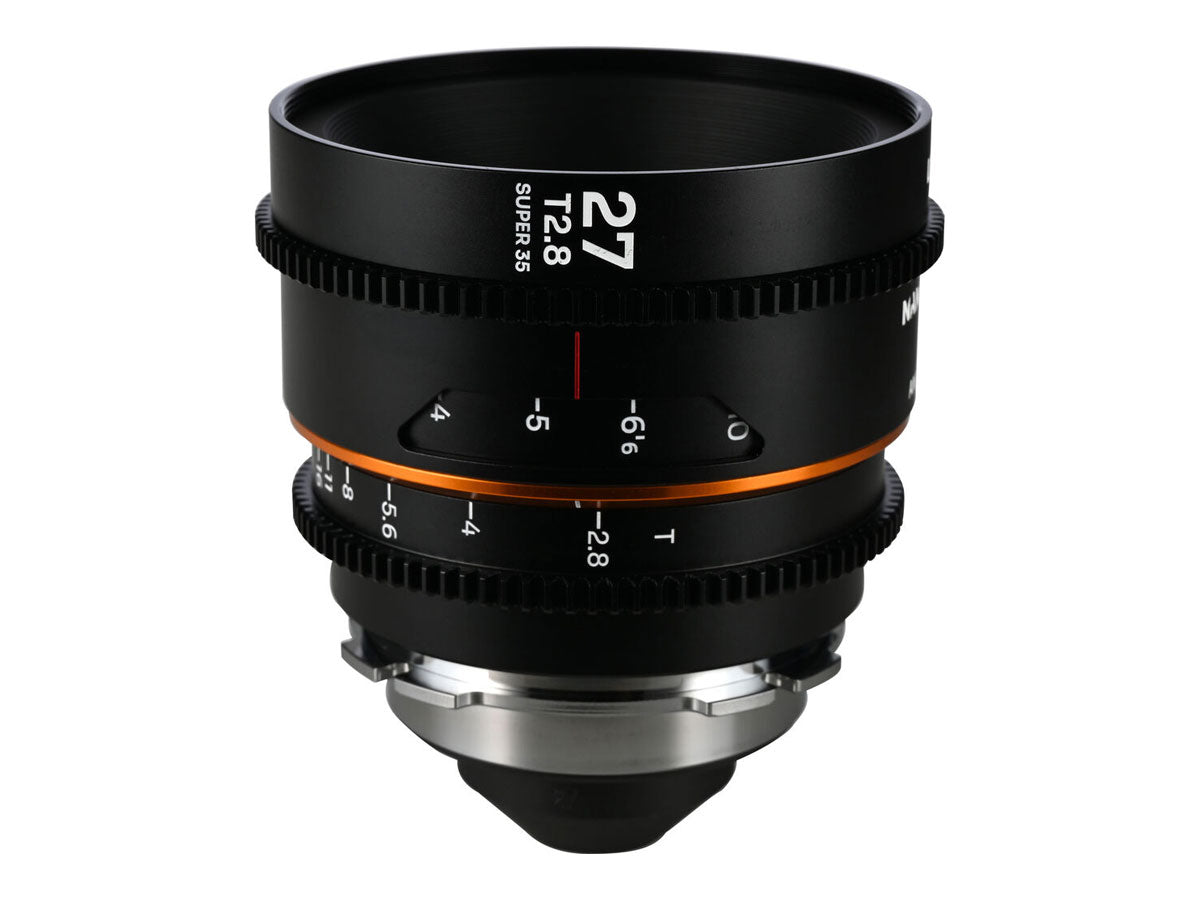 Laowa Nanomorph 27mm T2.8 1.5X S35 Lens (Amber) - PL/EF Mount